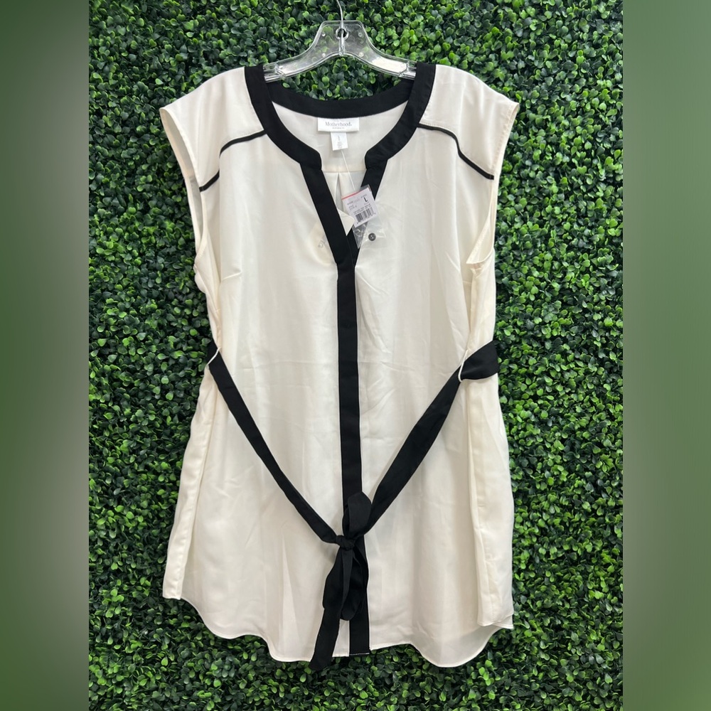 NWT Motherhood Maternity Sheer Blouse